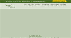 Desktop Screenshot of imagemdental.com.br